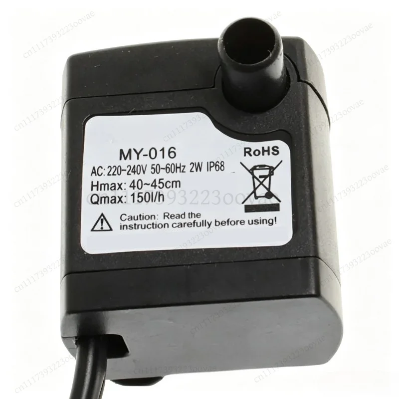 df MY‑016 Micro Water Pump 2W Ultra‑Quiet For Fish Tank Aquarium Rockery Ornaments Replacement Accessory