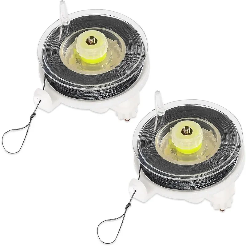Camping Perimeter Alarm Trips Wire with Reusable Reel Outdoor Tent Periphery Trips Alarm Wire Cord Trigger Rope for Camp - view 2