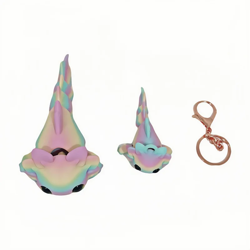 3D-gedrucktes kleines Tier-Set, gemeinsames süßes Salamander-Baby, 3D-gedruckte Tiere für Zuhause, Büro, Basteln, bedruckte Figuren, Weihnachtsgeschenke – Detail 15