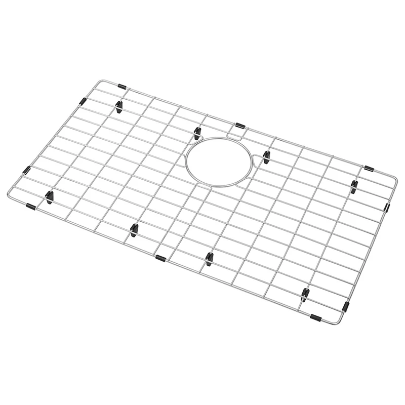 Grille d'évier de cuisine en acier inoxydable, grille astronomique, protecteurs d'évier, arrière, 1 pièce