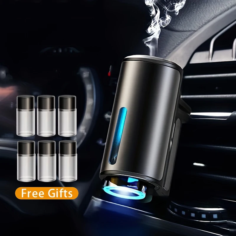 Car Air Freshener Electric Auto Aroma Diffuser Car Air Vent Essential Oil Mist Humidifier Fragrance Diffuser Aromatherapy
