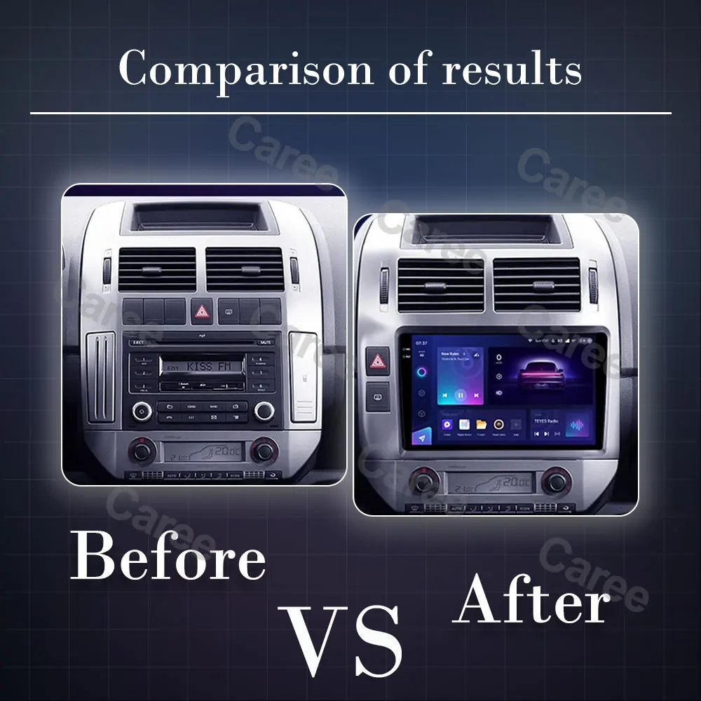 For Volkswagen VW Polo MK4 6Q 9N 9N3 2004- 2009 Car Radio Android 16 Auto Multimedia Video Player GPS Carplay QLED Screen Stereo