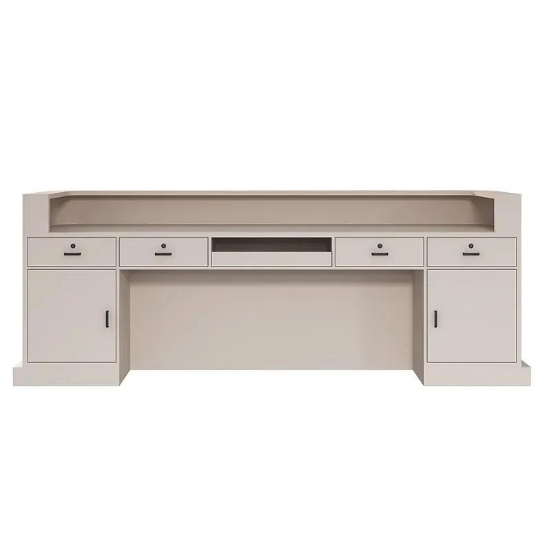 White Church Pulpit Front Desk Lectern Modern Office Pulpitos Hair Salon Shop Counter Bar Register Mostrador Oficina Furniture