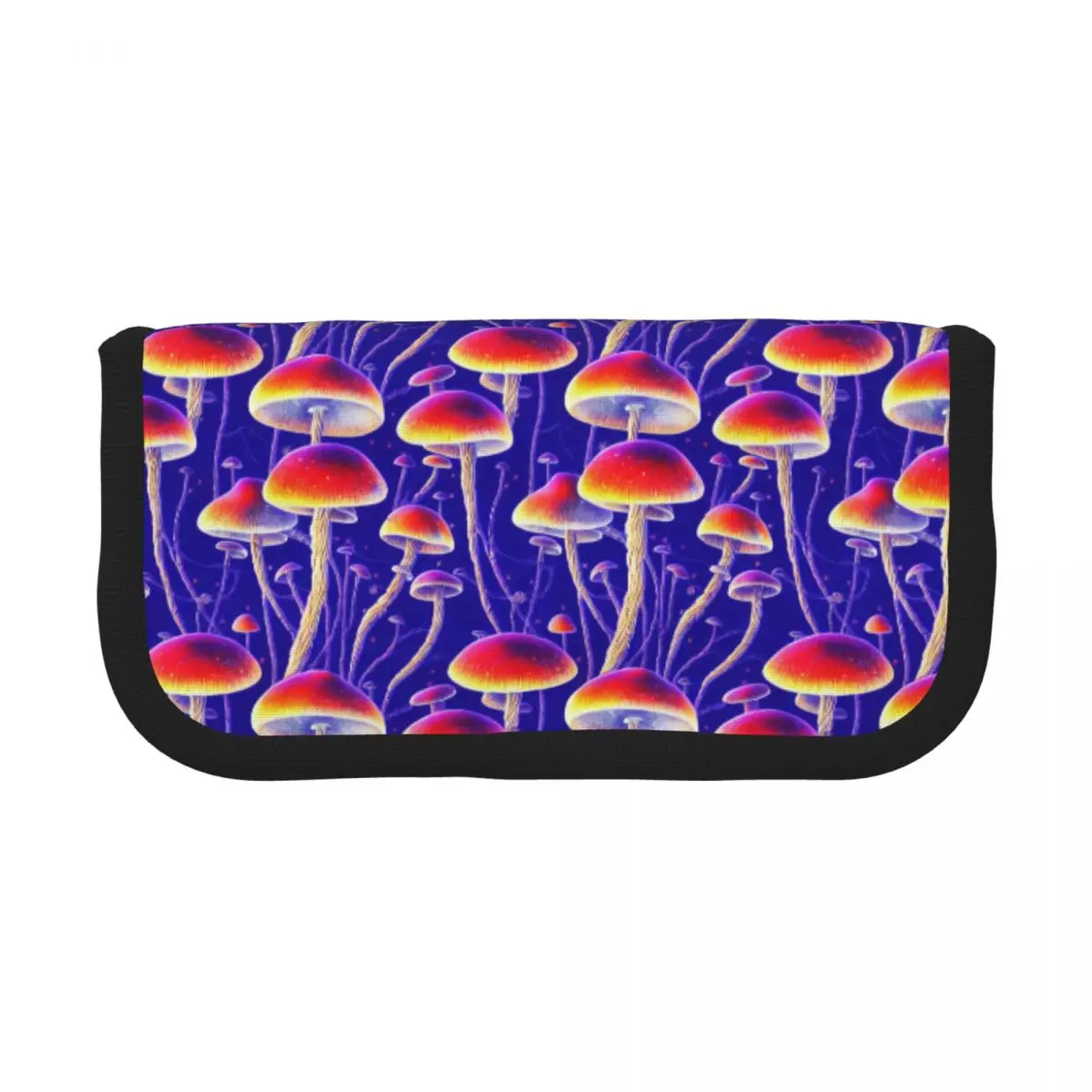 Magic Mushrooms Pattern Design Pencil Cases for Student Gifts Pen Box Pencil Bag Pencil Pouch Storage Stationery Supplies