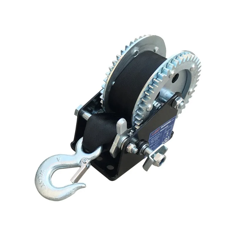 Heavy‑Duty Hand‑Crank Trailer Winch Manual Hand Winch Towing Puller Tool for RV Boat Trailer Traction Repair Accessories