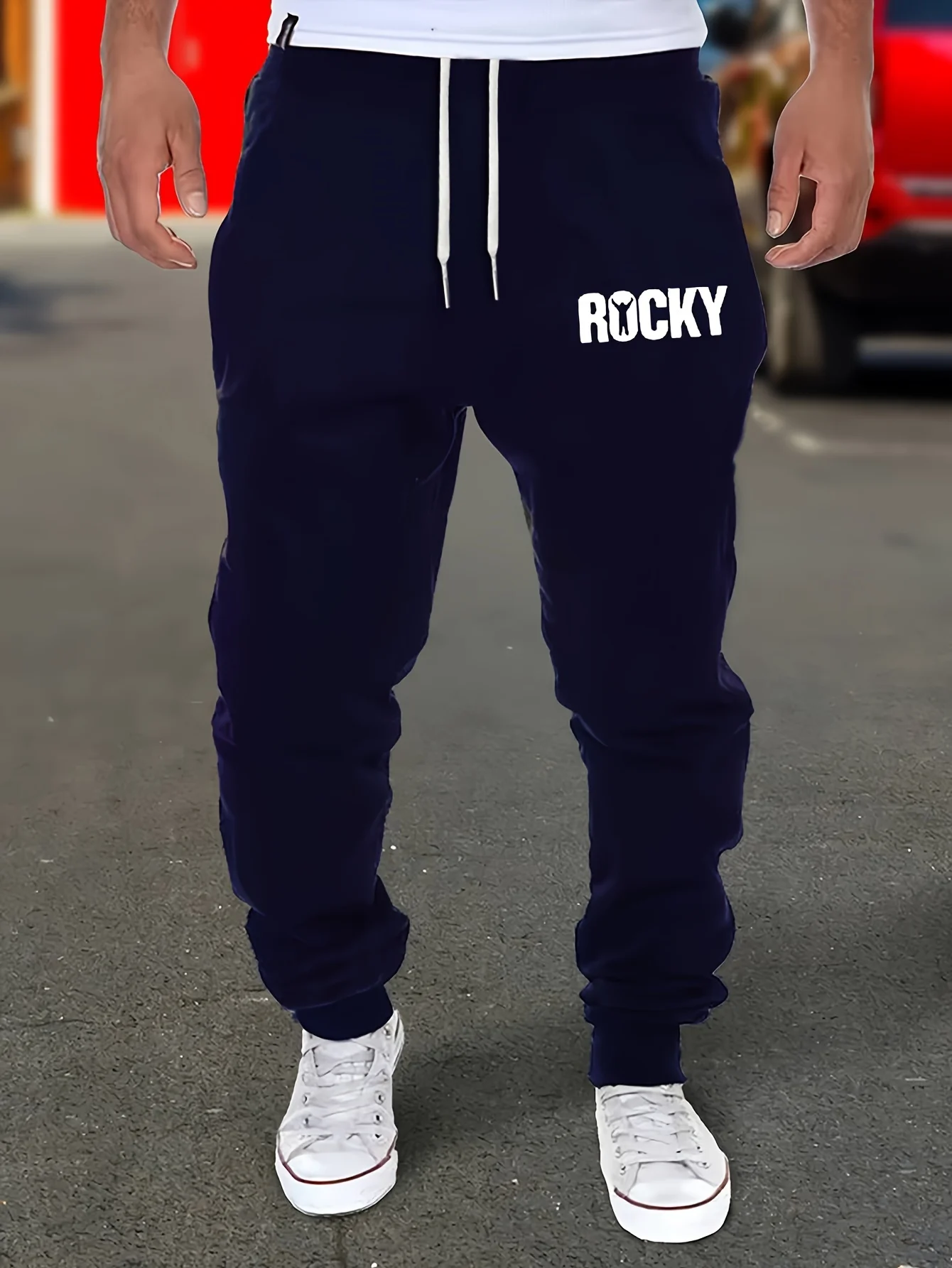 

Горячие продажи мужских повседневных спортивных брюк Stone - удобные зимние спортивные брюки с геометрическим узором