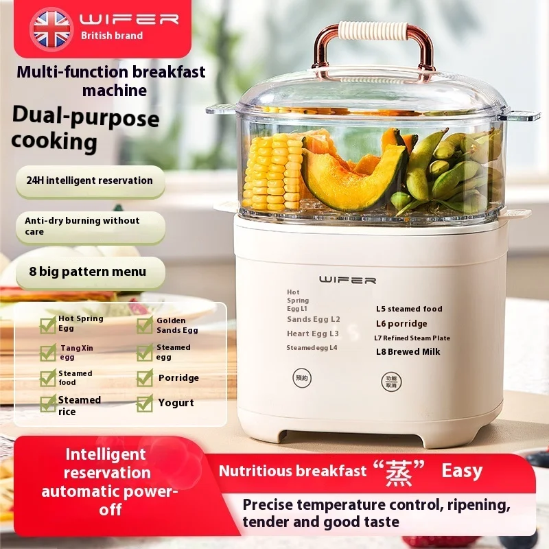 

Mini Egg Cooker Automatic Power-Off For Small Household Use Multi-Functional Pot For Cooking Porridge With Electric Hot Pot