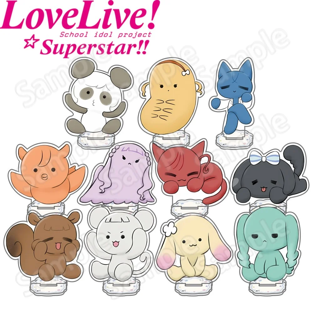 Anime Love Live! Superstar!! Shiki Natsumi Wien Tomari Sumire HD New 10cm Acrylic Stand Keychain Bag pendant Bag Charm anime goo