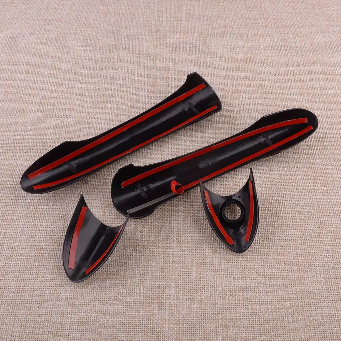 

Глянцевая черная внешняя передняя задняя левая и правая дверная ручка автомобиля, набор накладок из АБС-пластика, подходит для Hyundai Sonata 2011 2012 2013 2014