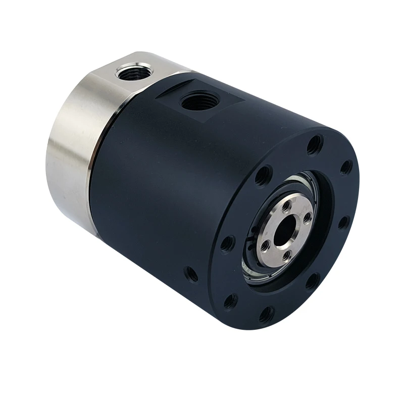 

2-Channel 360 Degree Rotating Air Slip Ring 8mm Outer Diameter with 54mm Rotary Connection Joint Electrical Contacts Material