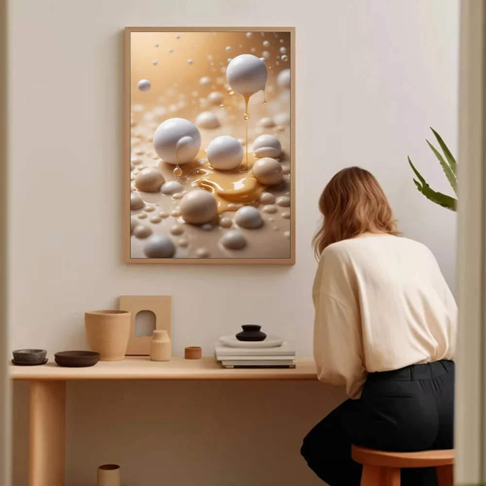 غير المؤطرة مجردة السائل الفن قماش يطبع الحديثة جدار ديكور السائل الرخام تأثير ديكور المنزل اللوحة كبيرة جدار الفن المعاصر #5