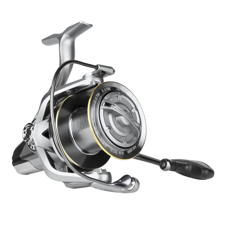 6 + 1BB بكرة صيد 8000 9000 10000 12000 14000 البحر - مقاومة لركوب الأمواج المعدنية الكاملة لعبة كبيرة بكرة غزل البحر