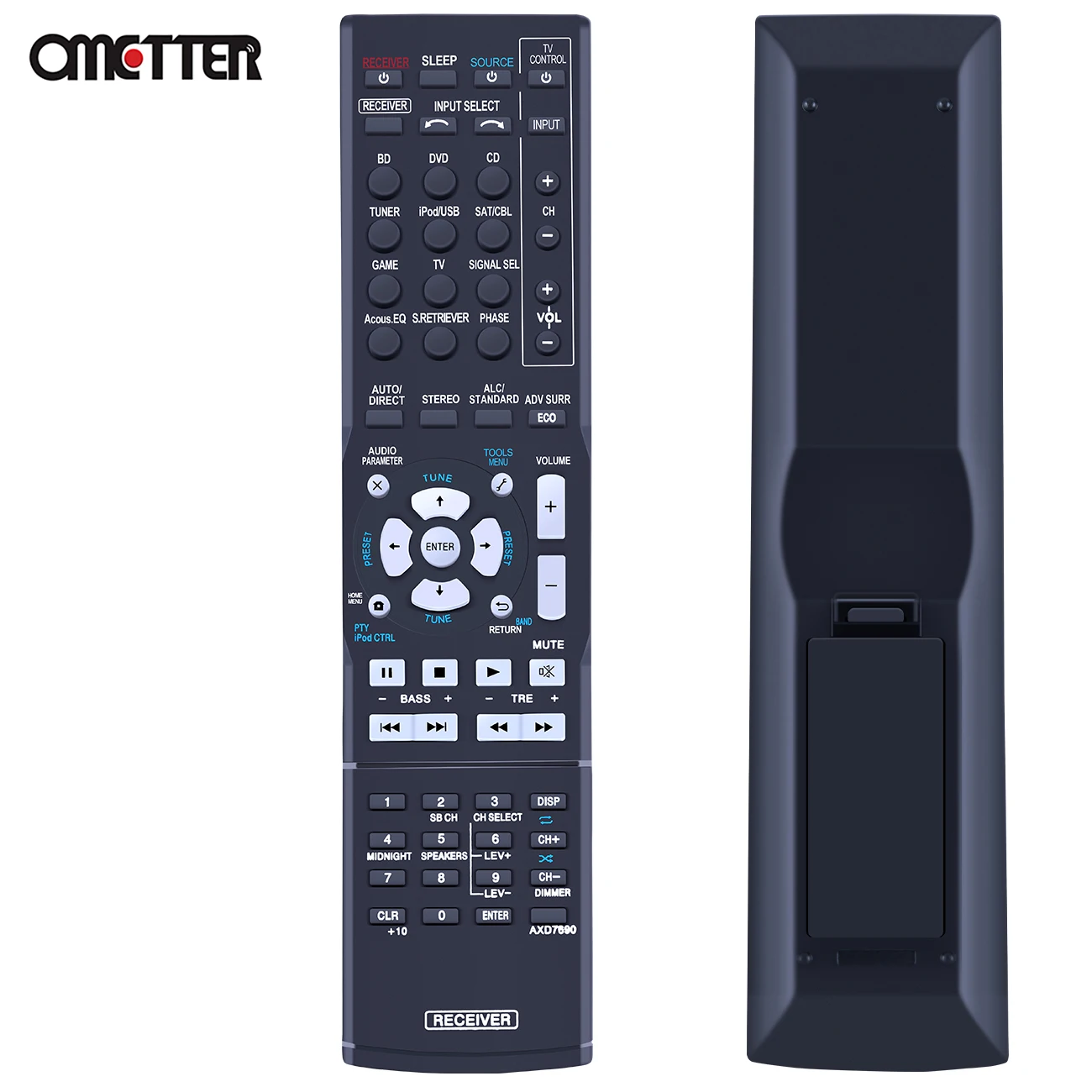 New AXD7690 Remote Control For Pioneer AV Receiver VSX-56TXI VSX-9300TX VSX-523-K