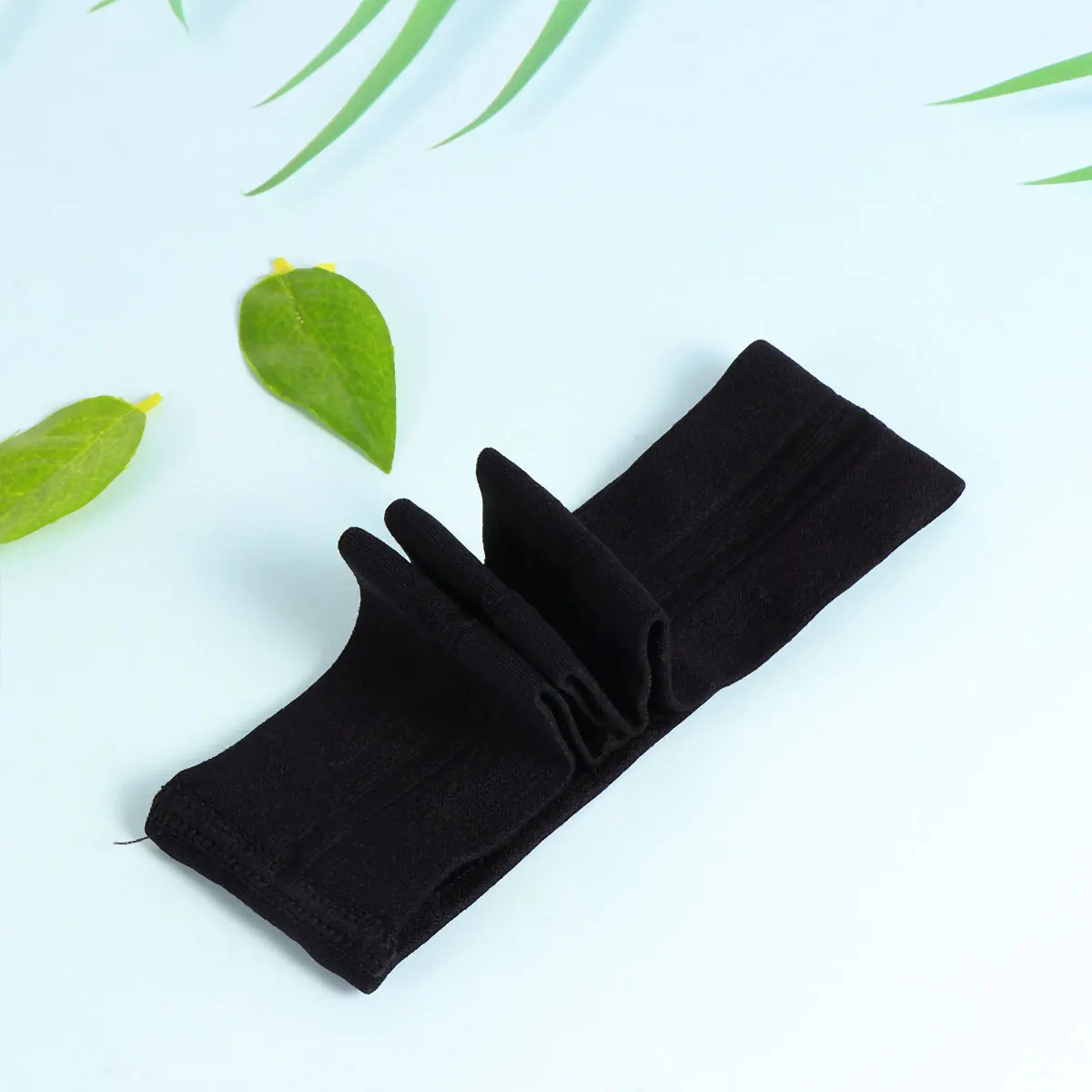 

Hair Band Antiperspirant Running Headband Black Free Size Yoga Head Warp Sweat Stop Workout Turban Hair Band Yoga Head Warp