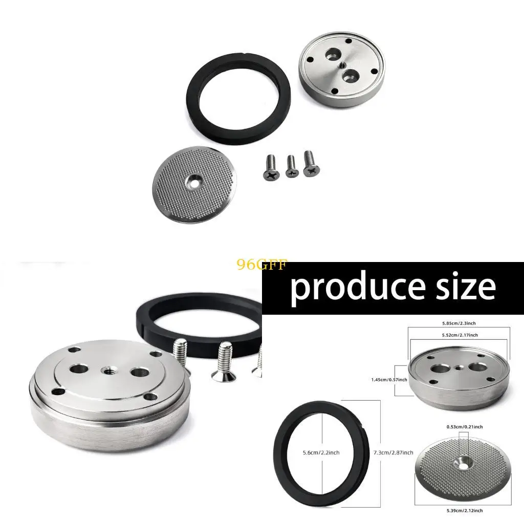 

96GF Stainless Steel Coffee Machine Brew Head Precise Filtering Replacement Part