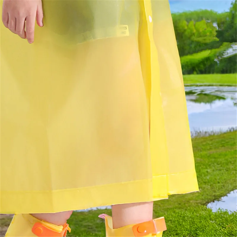 

Non Disposable Raincoat Outdoor Full Body Rainstorm Proof Children's Poncho With Boys And Girls' Schoolbags For Students
