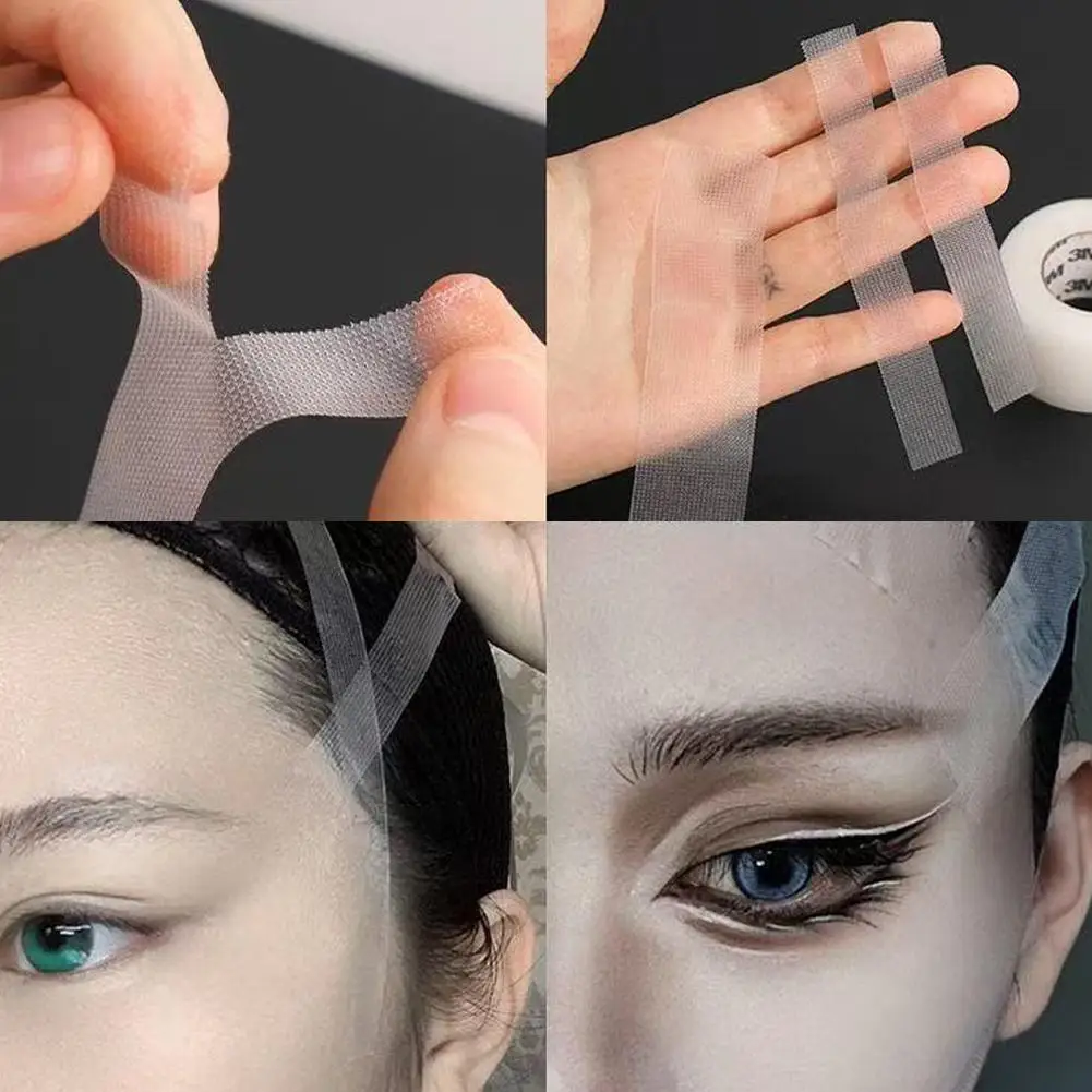 เทปพลาสติกใสสำหรับยกกระชับใบหน้า ลดริ้วรอย เทปติดตาสองชั้น อุปกรณ์เสริมความงามสำหรับแต่งหน้า ต่อขนตา