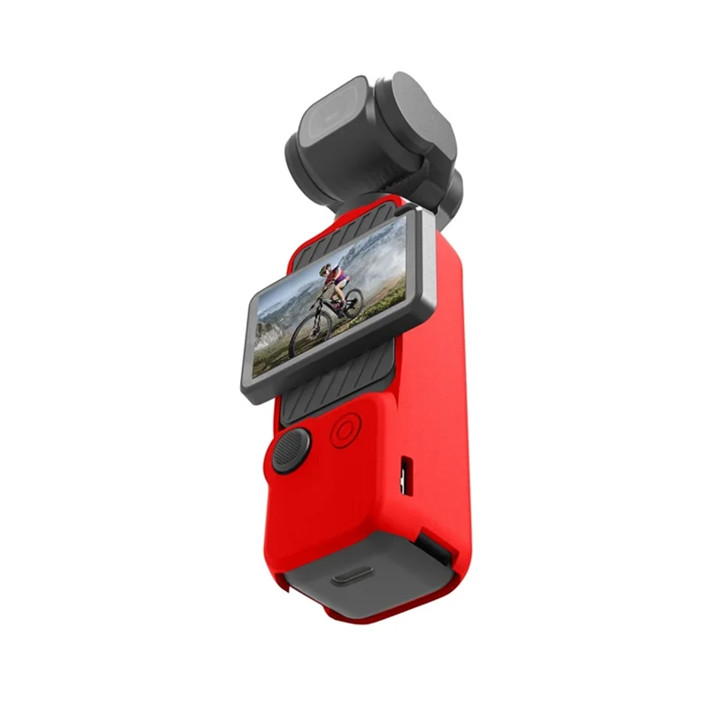 حافظة كاملة لكاميرا DJI OSMO Pocket3 من السيليكون متعددة الوظائف وغطاء حماية للجسم مريح للعدسة