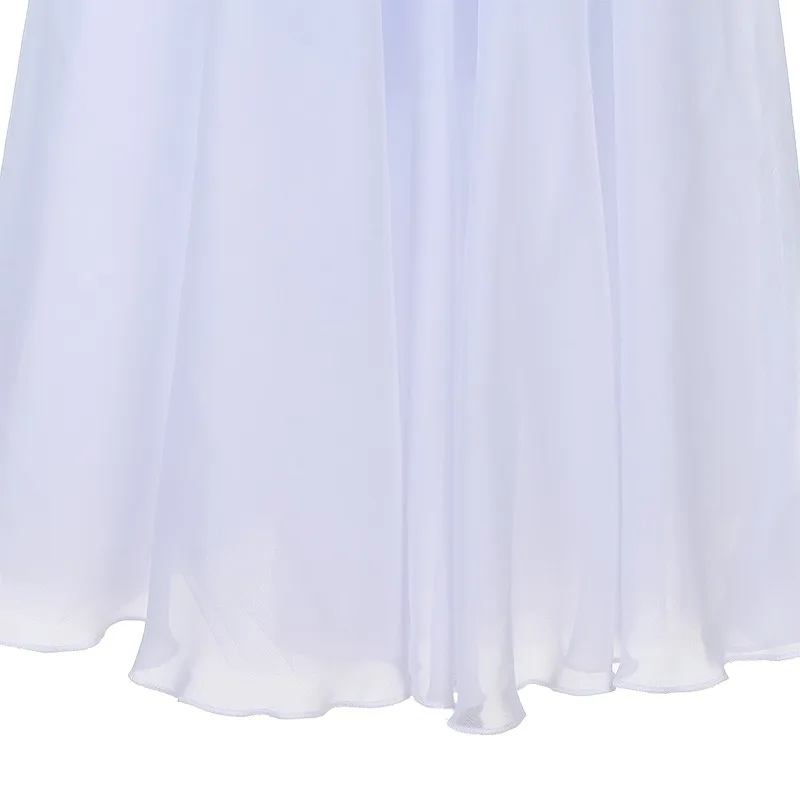 Tutú de Ballet profesional largo para niños y adultos vestido tutú de Ballet blanco para niñas falda larga traje de baile de competición