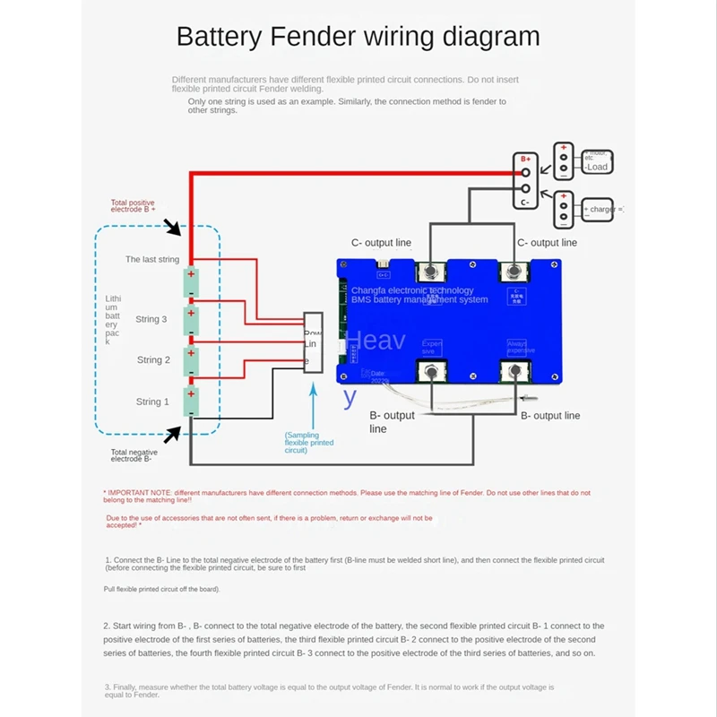 

4S 14.6V 300A Lifepo4 BMS Lithium Battery Protection Board Continuous Discharge 300A (Withstand Voltage 40V)