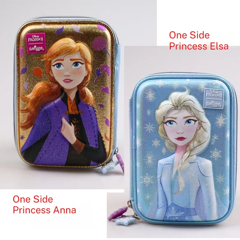 Oryginalny piórnik Australia Smiggle do szkoły podstawowej piórnik dla dzieci Disney Elsa Anna piórnik z kreskówek o dużej pojemności