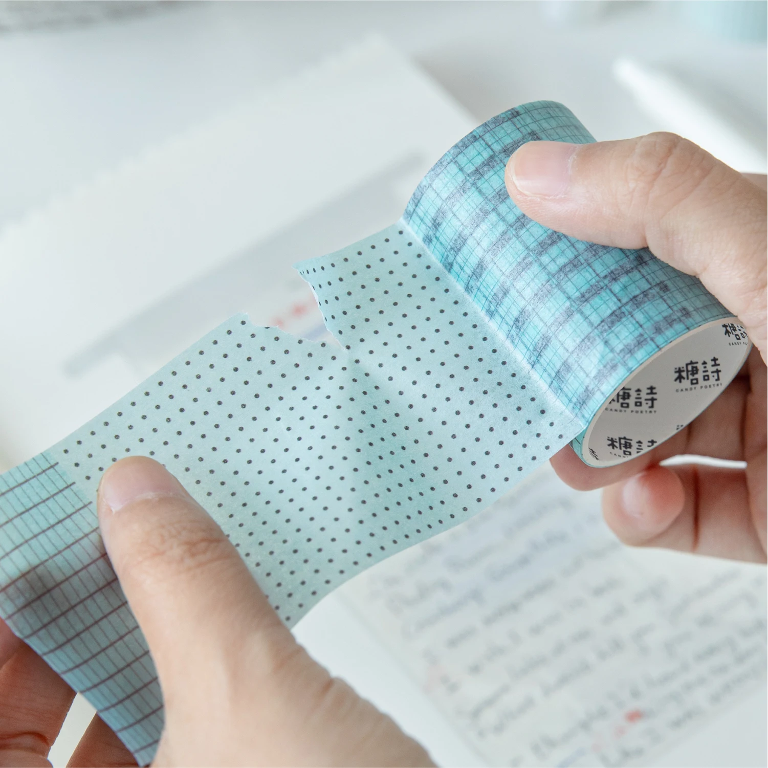 50mm*2m Basic grid horizontal line Tapes Sticker Creativity Scrapbook Hand Account Adhesive hand made Diy Junk Journal Supplies view 3