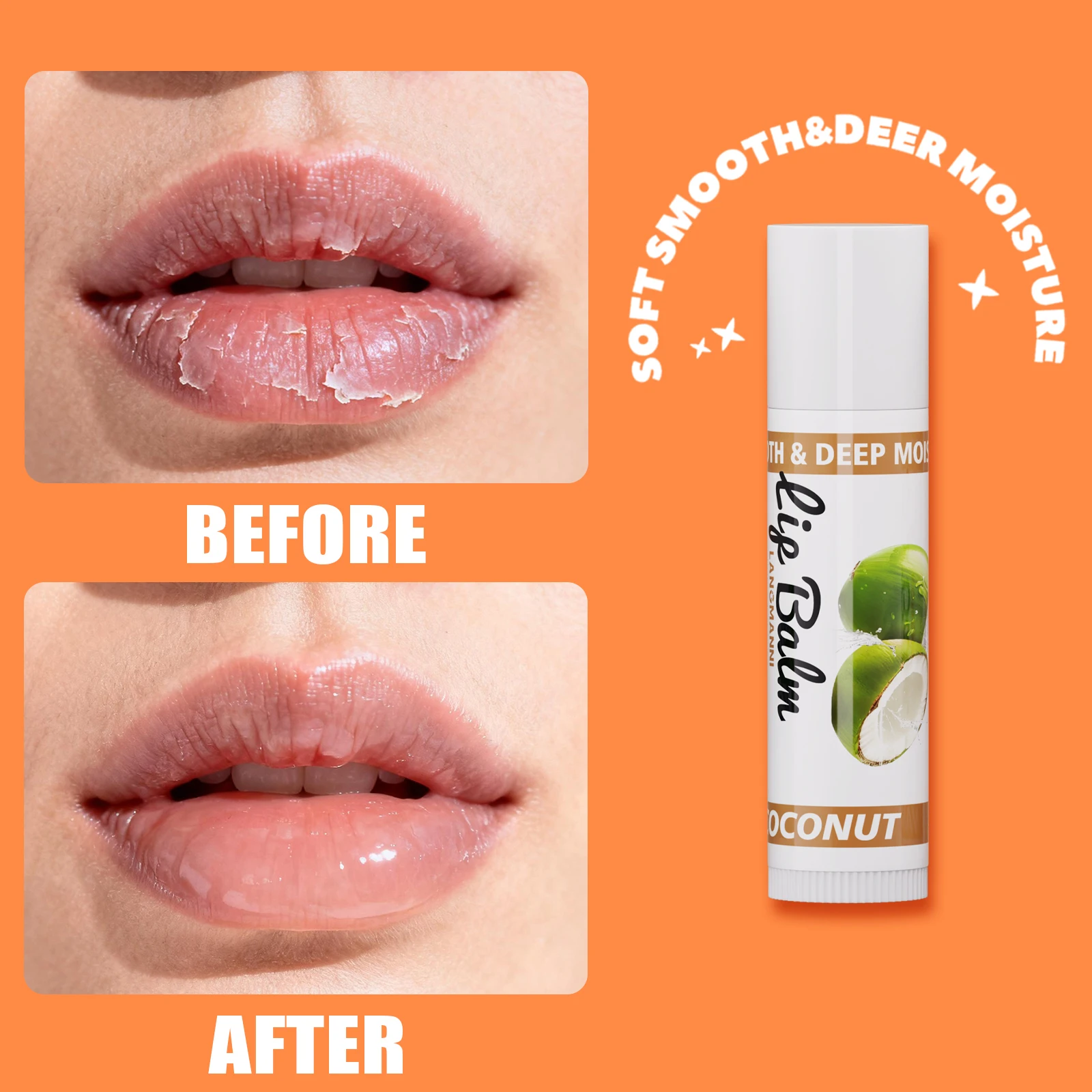 مجموعة بلسم الشفاه مكونة من 12 قطعة مرطبة ومرطبة وسهلة التلطيخ وملمع طبيعي هدية العيد #2