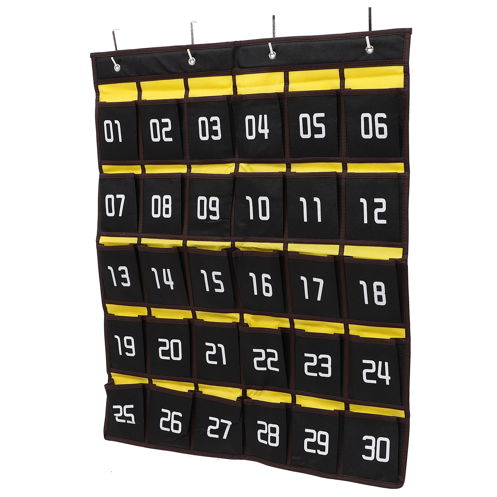 30 Pockets Cell Phone Storage Bag Wall Hanging ganizer for Classroom Dormitory Office Workshop PHONE HOLDER Numbered Chart