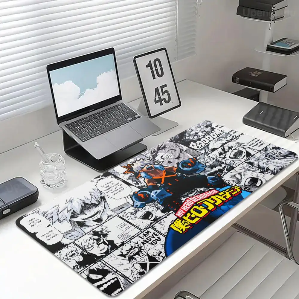 M_my H_hero A_academia Mouse Playmat  Pad Creative Mouse Pad Teclado Mecánico Gamer 1200x600 Rubber Mouse Pad Alfombrilla