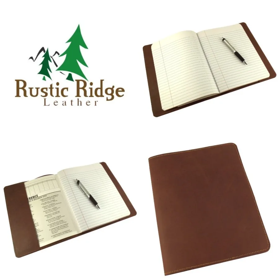 

Rustic Ridge Refillable Leather Composition Notebook - Composition Notebook Cover - Leather Notebook Cover - Fits Moleskine XL