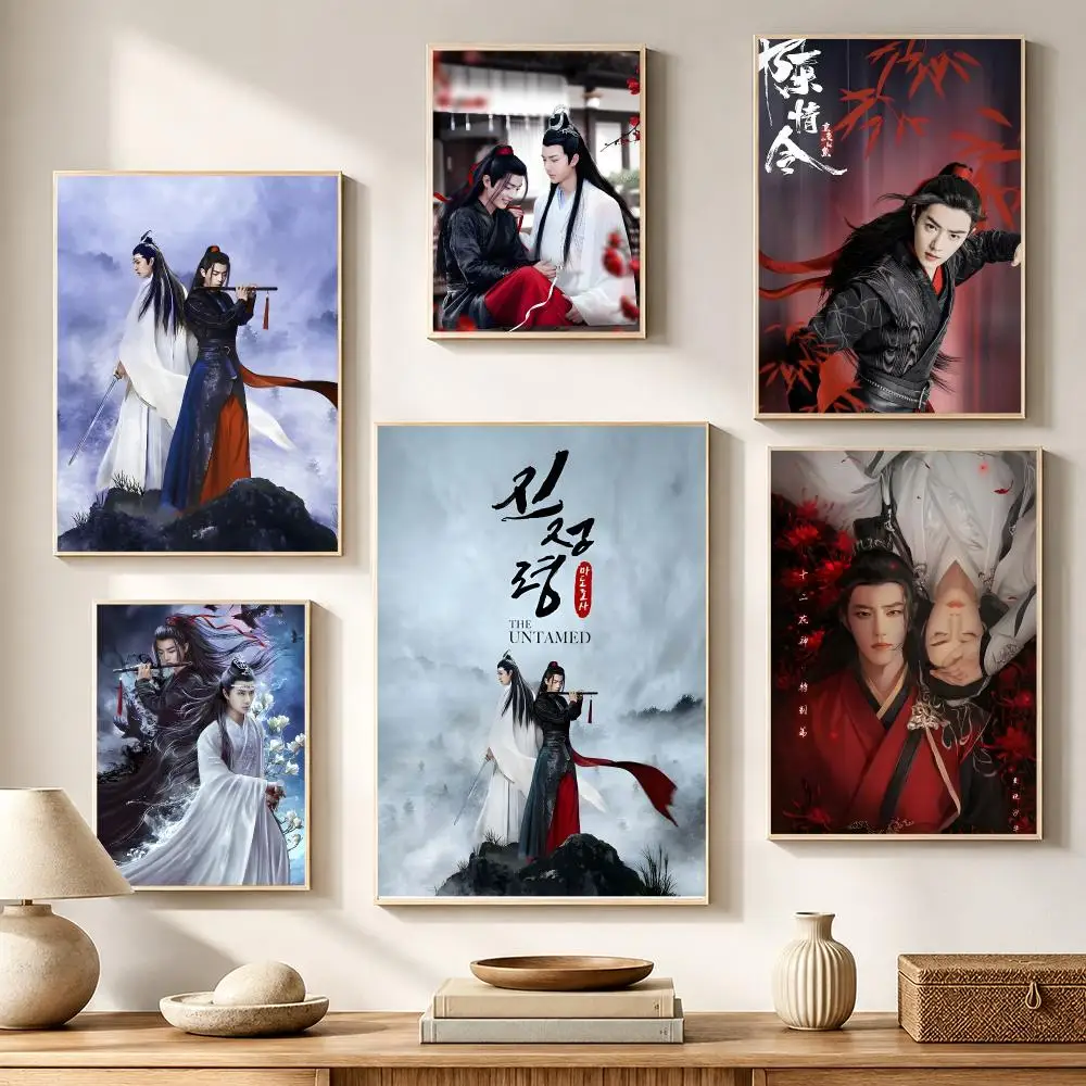 Fantasy Drama The Untamed Poster High-definition waterproof stickers, suitable for home décor,holiday decorations