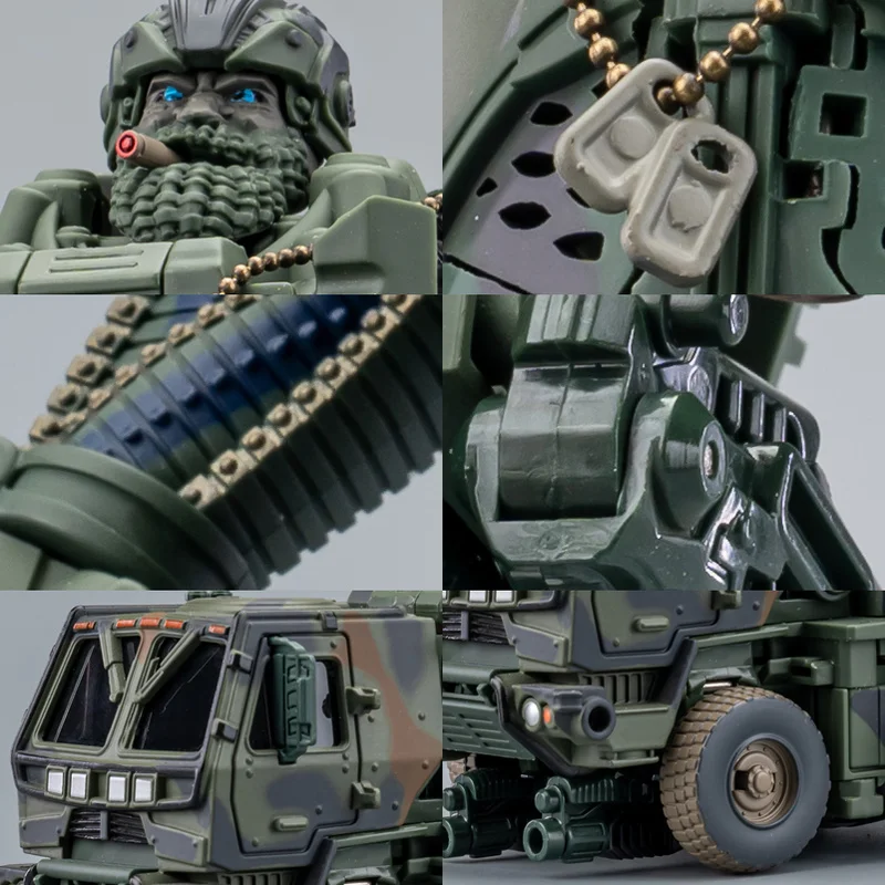 شخصيات الحركة الجديدة M02 T4 كلب الصيد النسخة المنقحة مركبة قتالية مدرعة قوة روبوت لعبة الصبي المشجعين الطرفية