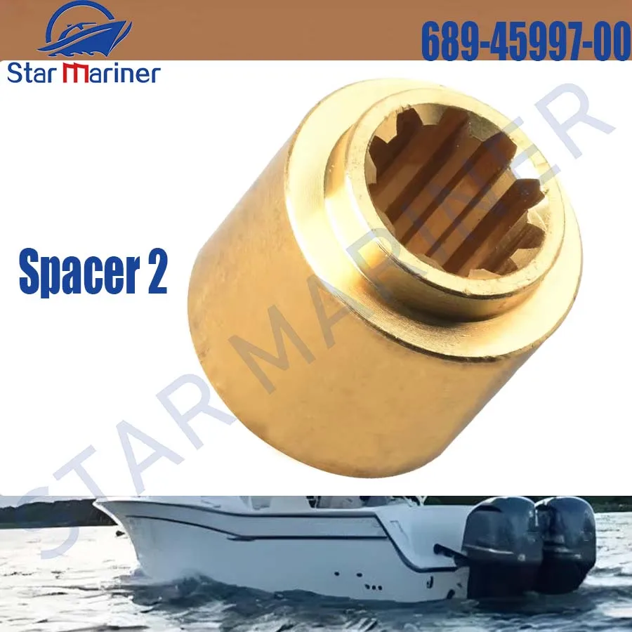 

Outboard Motor Spacer 2 689-45997-00 for yamaha outboard motor 20HP 25HP 30HP F20 F25 F45 boat motor 689-45997 689-45997-00-00