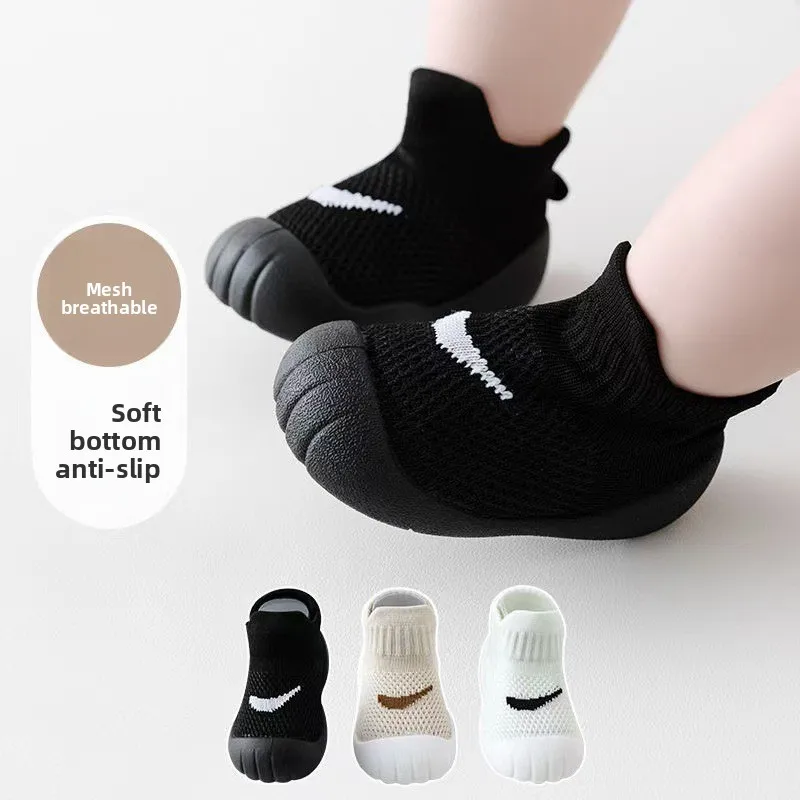 

Baby Socks Shoes Infant Cute Cartoon Kids Boy Shoes Soft Rubber Sole Child Floor Sneaker BeBe Booties Toddler Girls First Walker