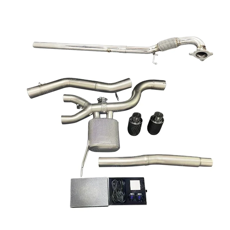 

JTLD Exhaust System Exhaust Catless Downpipe And Valvetronic Catback For VW Golf Mk6 R R20 Exhaust Valved Escapes