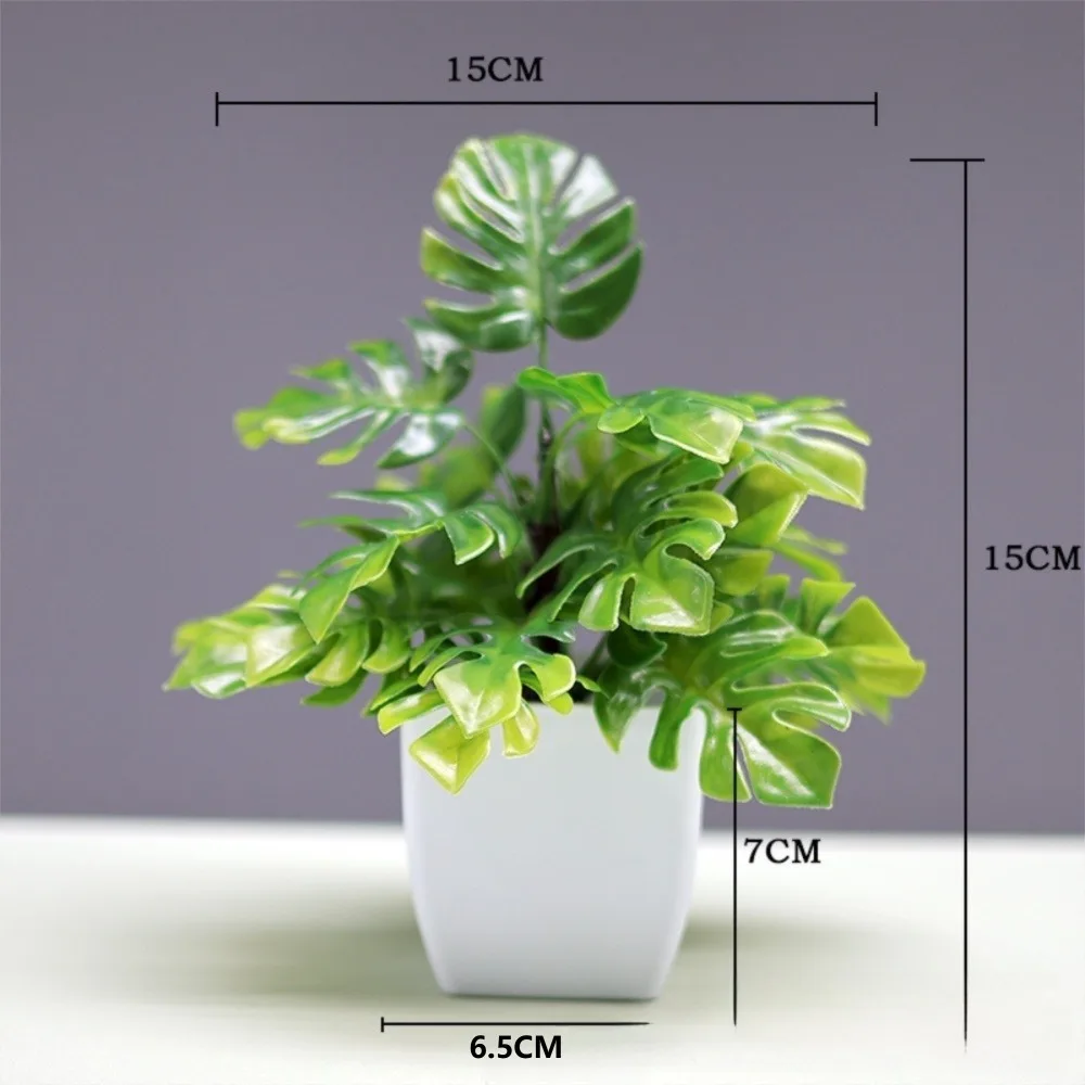 Novo bonsai artificial bonsai eucalipto artificial planta falsa vaso ornamentos com pote simulado árvore vaso planta decoração do jardim