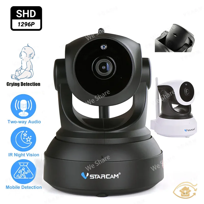 

Vstarcam 3MP 1296P WiFi Baby Camera Smart Crying Detection HD Wireless Cam Surveillance CCTV Home Security IR Night Vision PTZ