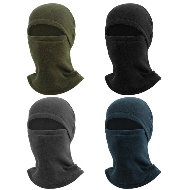 Breathable Fleece Balaclava Hat Wind proof Winter Scarves Mask Thermal Head Cover Neck Warmer Cycling Full Face Dropshipping