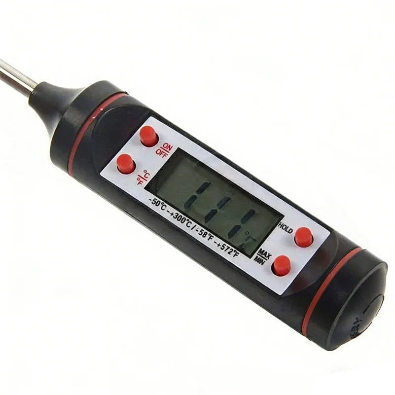 

1PC No battery Electronic Food Thermometer Oil Temperature Pen for Barbecue Baking Liquid Temperature Measurement