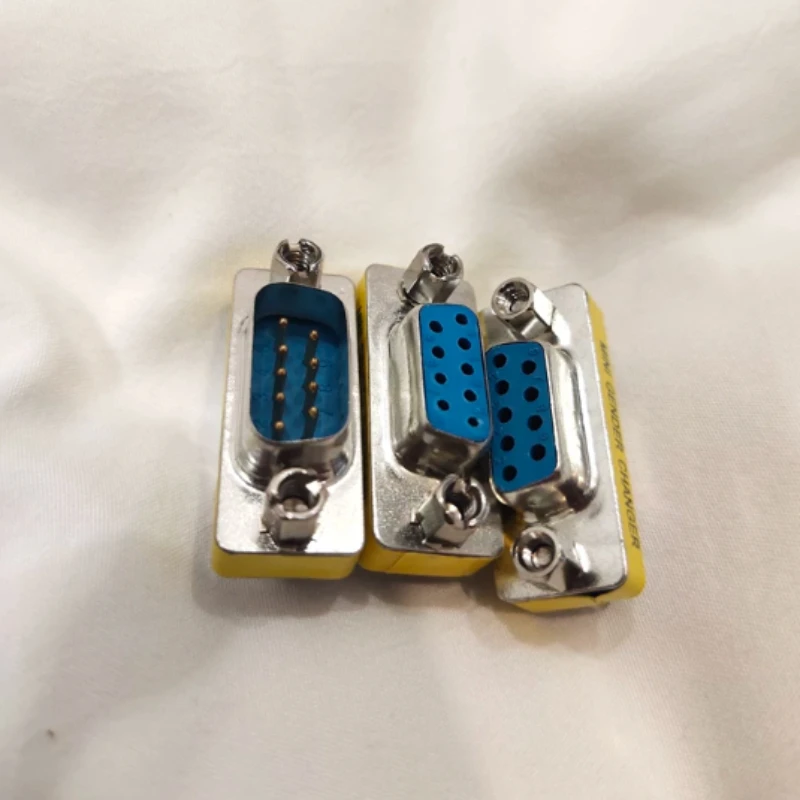 DB9 9Pin RS232 Serial Port Connector Solderless D-Type Panel Mount Module Male To Female Terminal Socket Hardware Adapter
