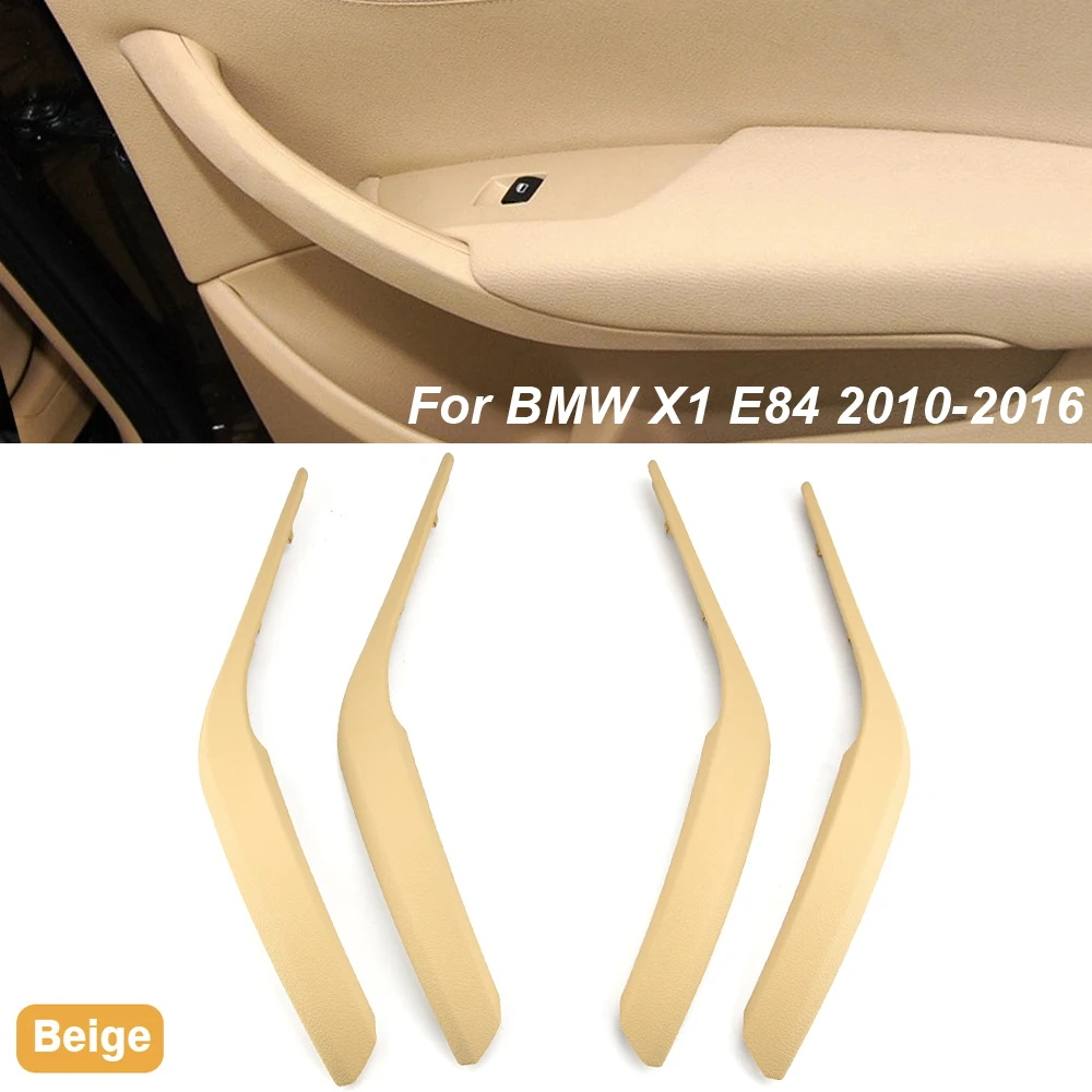 Left Right Side Car Inner Door Panel Handle Pull Trim Cover Auto Interior Door Handles Covers For BMW X1 E84 2010-2016