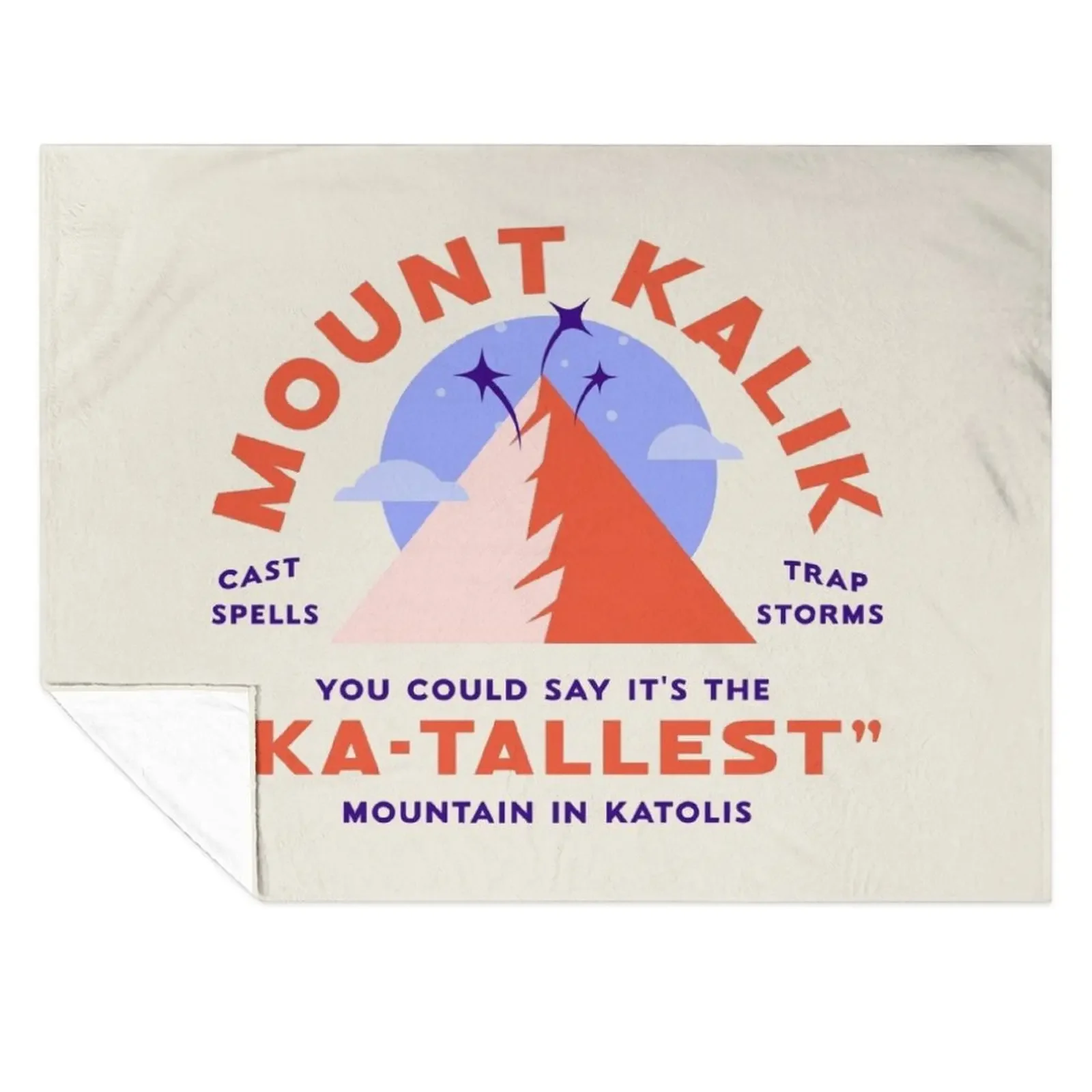 

Ka-tallest Mountain Throw Blanket Furry Soft Big for babies halloween Blankets