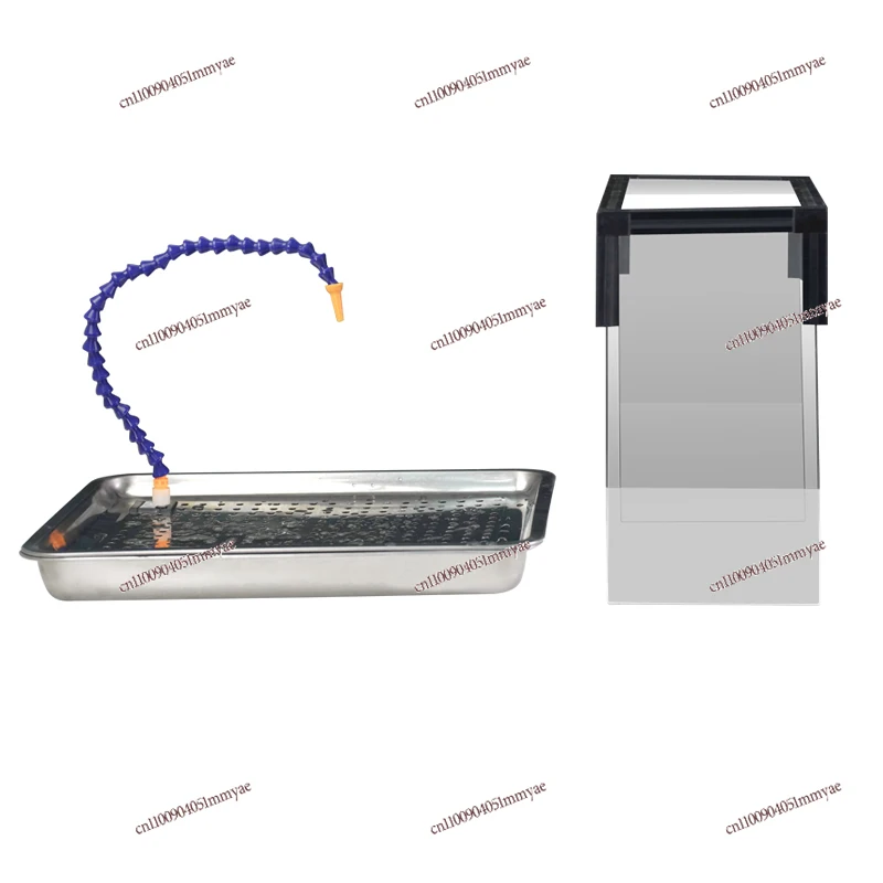 Water circulation dust box table grinding cutting grinding waterproof and ash-proof transparent cover