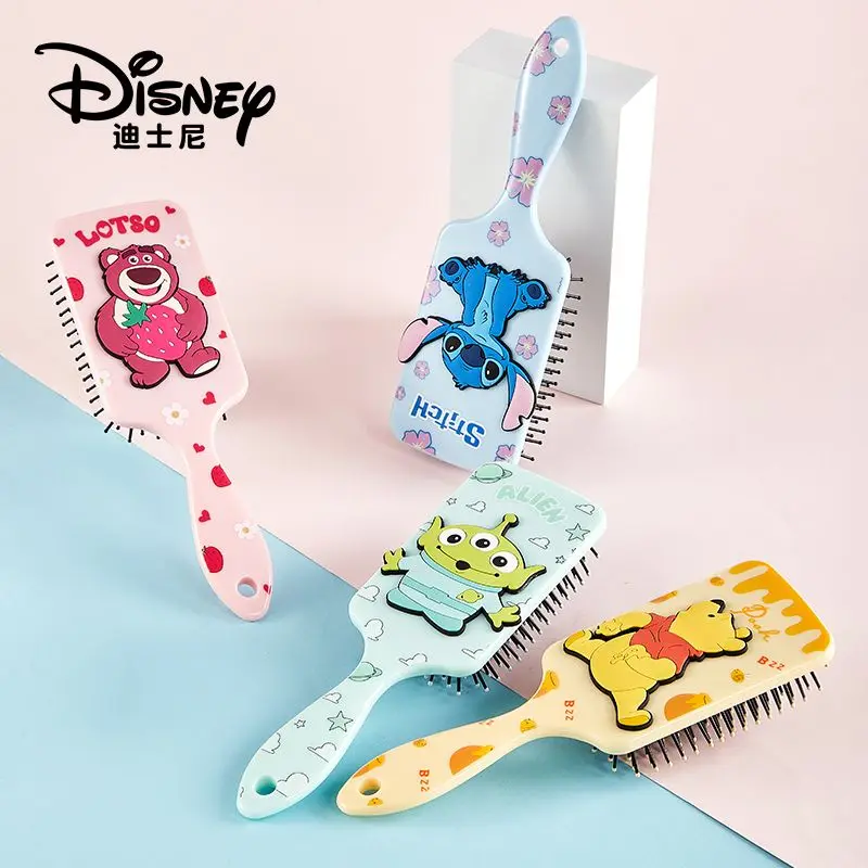 

Stitch Air Cushion Combs Anime Cartoon Cute Household Items Massage Comb Fashion Woman Heart Holiday Gifts