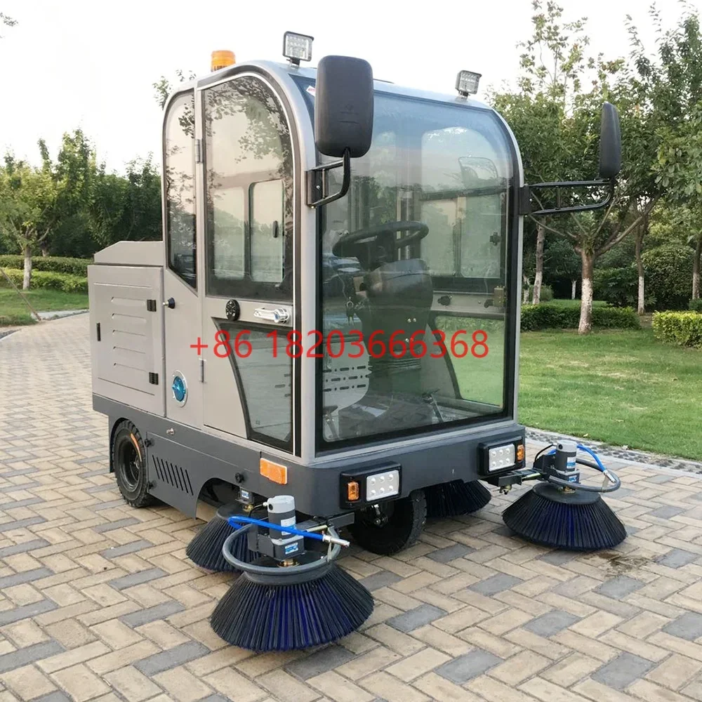 YG Customized Full Closed Electric Big Size Street Sweeper On Road Floor Sweeper