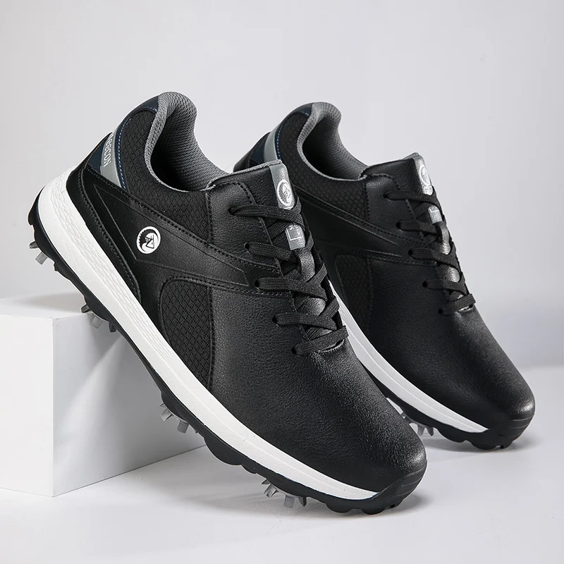 ·Nuove scarpe da golf da uomo Sneaker antiscivolo Calzature comode da passeggio per GoIfer Scarpe sportive da golf maschili leggere