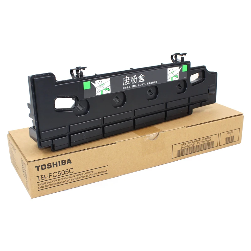 

Original TB-FC505C Waste Toner Container for Toshiba 2555C 3055C 3555C 3015AC 3115AC 2615AC 2515AC Waste Toner Box 6AG00007691