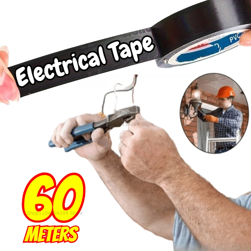 

Электроизоляционная лента черная, огнестойкая, с сильным клеем, для электропроводки, водонепроницаемая