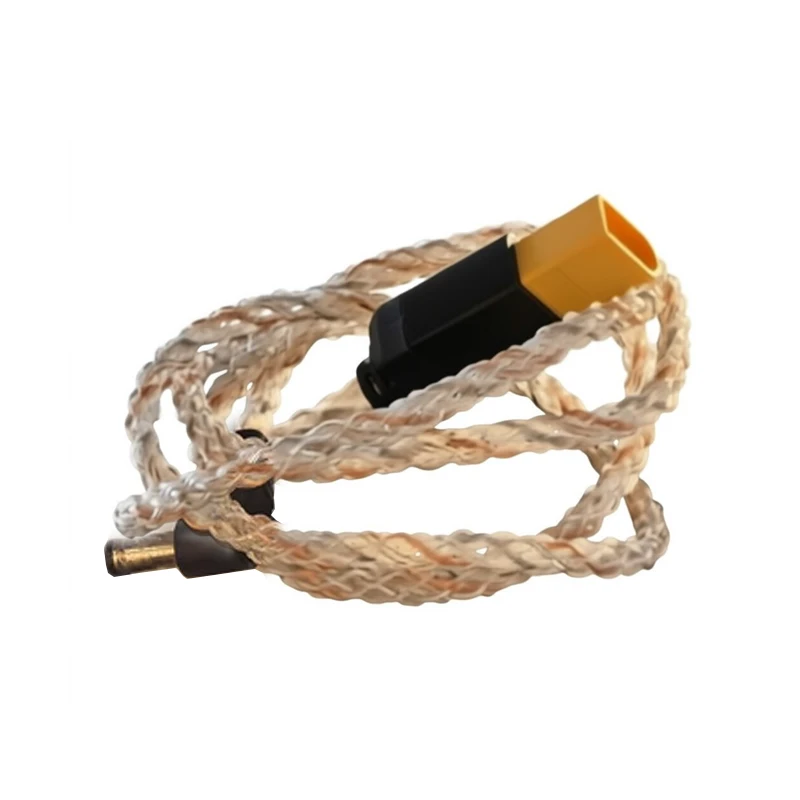 1PC For Fatshark/HDZERO/Skyzone/WalkSnail FPV Goggles XT60 Connector Power Cable with Touch‑Sensor LED Strip 1-Meter Wire Length