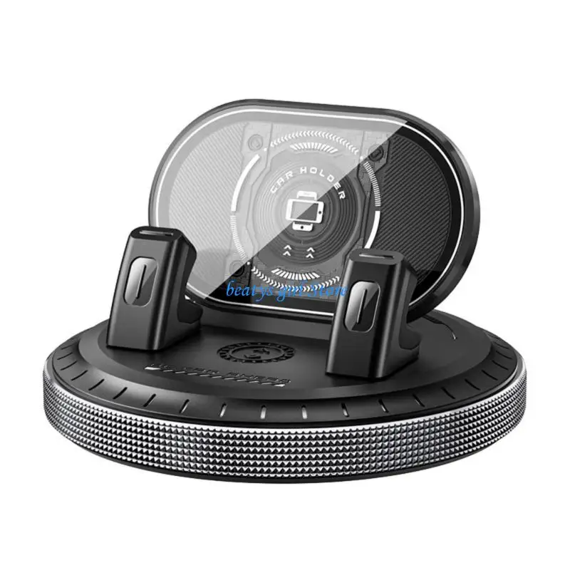 C7AB Nonslip Car Phone Stand Support Holder With Strong Adhesive Gel for Most Vehicle Holds Phones And Small Tablets Steadily